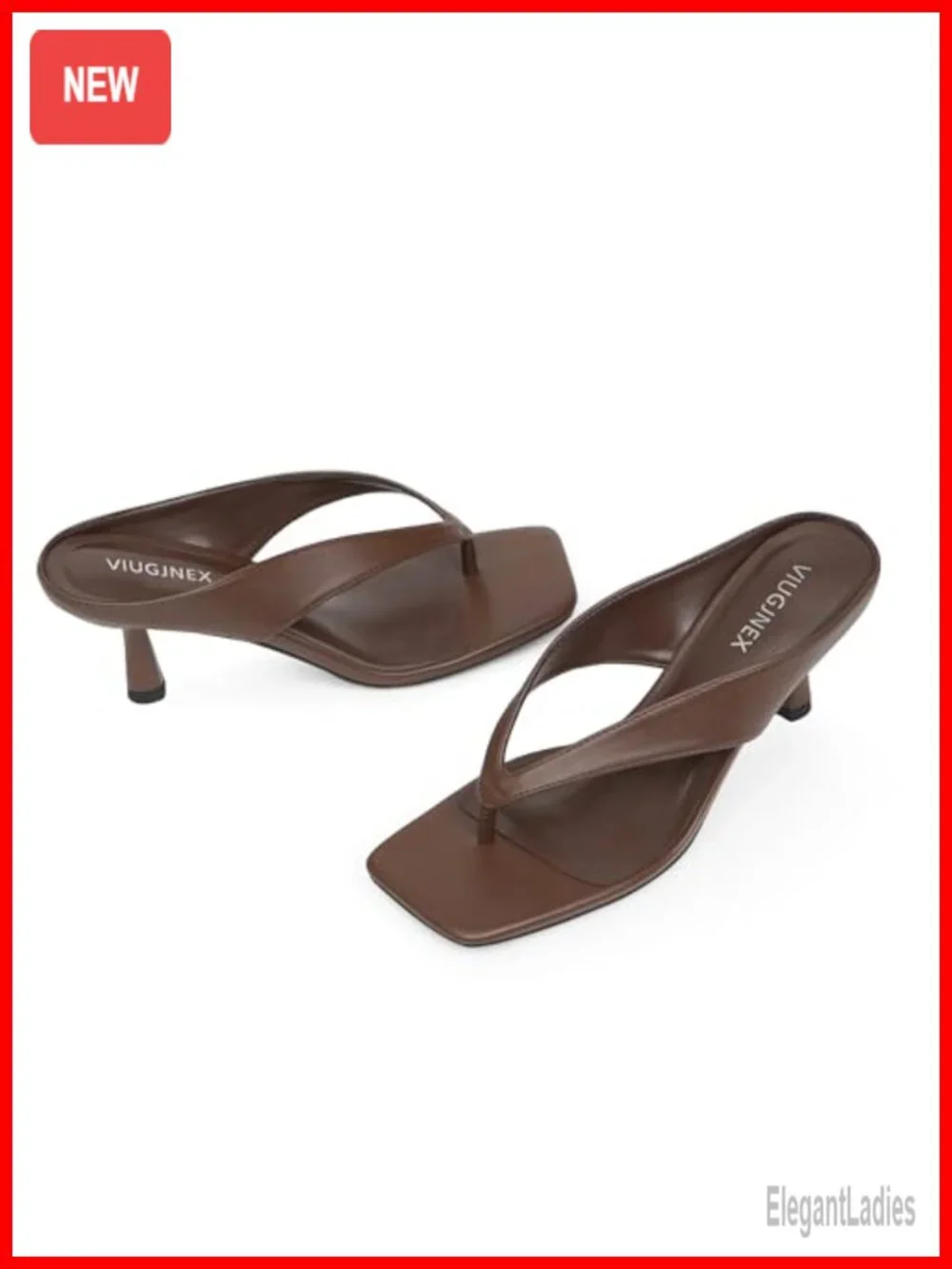 Kitten Heels Flip Flops Slip On Open Toe Low Heels Thong Sandals